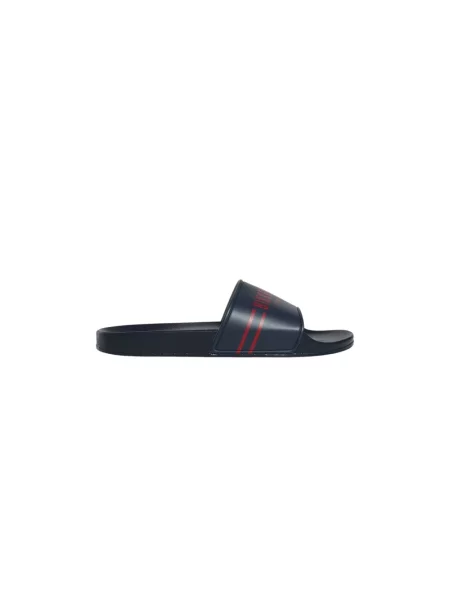 Klapki Bikkembergs z logo niebieskie