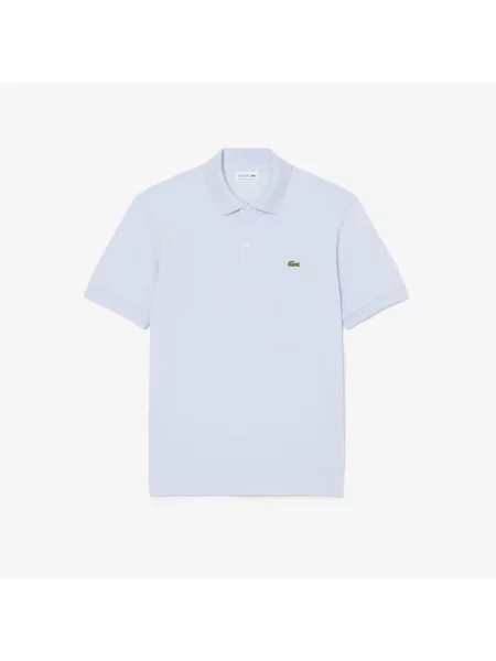 Классическое поло Lacoste голубое