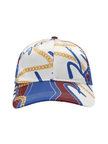 Kurt Geiger London czapka z daszkiem KENSINGTON czerwona