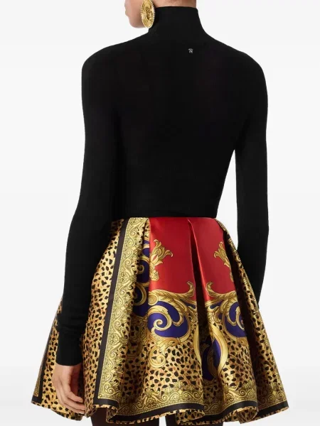 Pulover Versace de lână negru