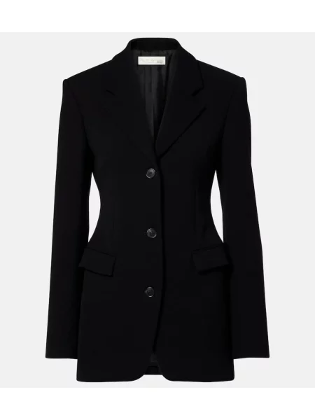 Sacou The Row de lână negru