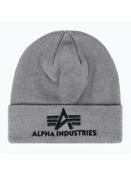 Čiapka Alpha Industries 3D grey heather sivá