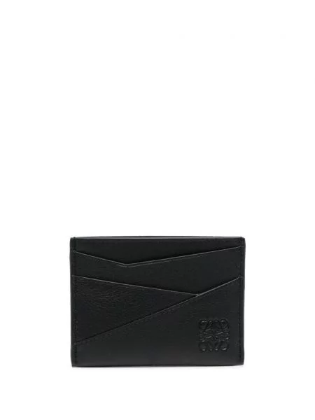 Portofel Loewe din piele cu autograf negru