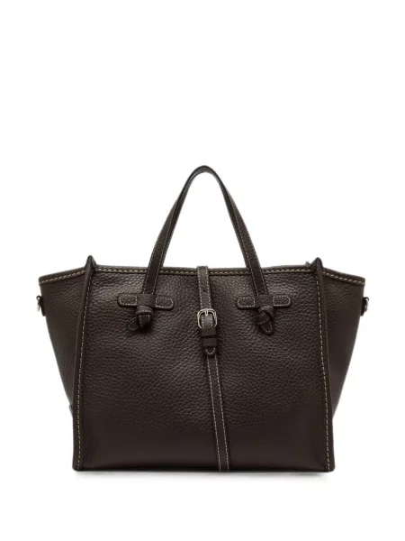 Geantă shopper Gianni Chiarini din piele maro