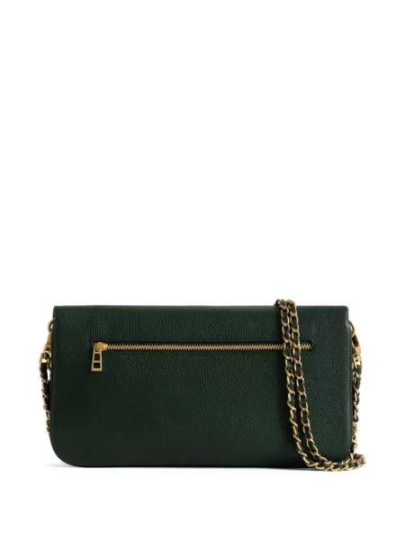 Geantă plic Zadig&voltaire din piele verde