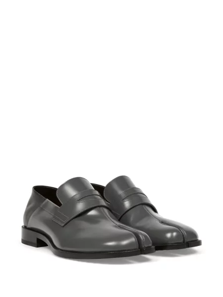 Кожени лоуфъри Maison Margiela сиво
