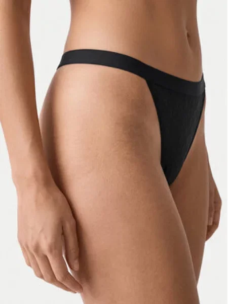 Kalhotky string Calvin Klein Underwear černé
