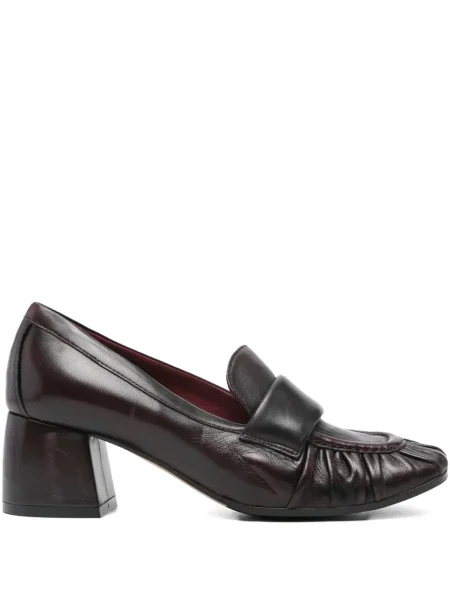 Pantofi cu toc Lorena Paggi plisate violet