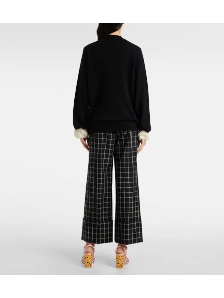 Pulover Valentino de lână negru