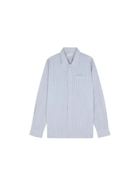 Scalpers Tricou albastru deschis / maro alb