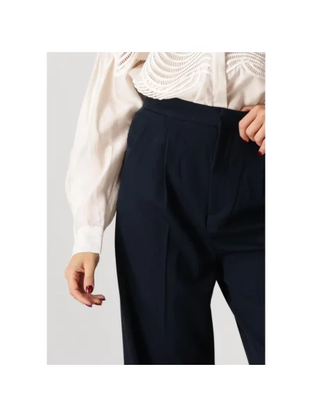 Spodnie Copenhagen Muse eleganckie niebieskie