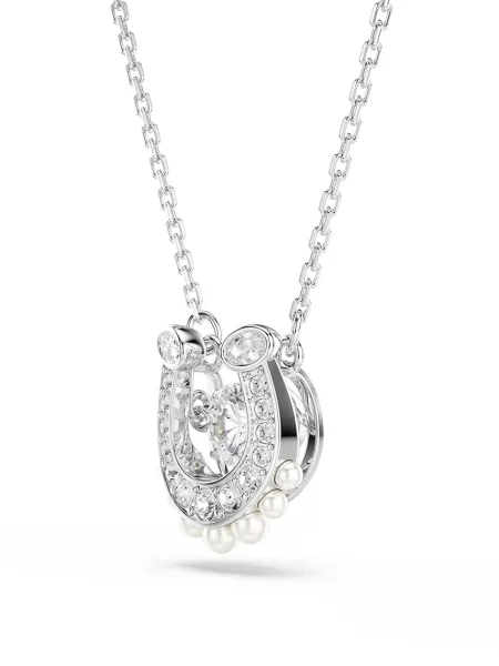 Palton Swarovski transparente argintiu