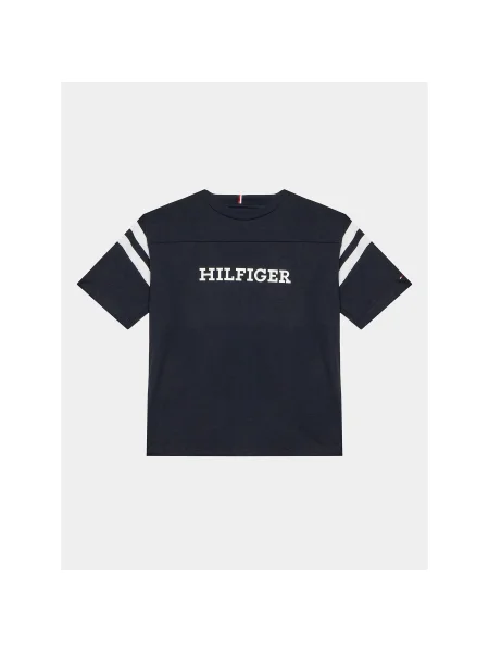 Tommy Hilfiger Póló Varsity D Regular Fit sötétkék