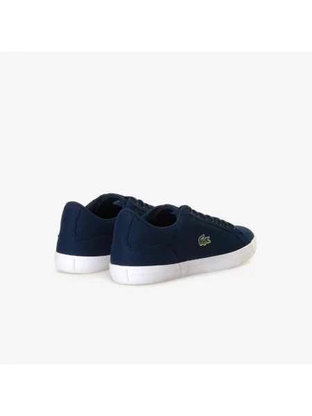 Lacoste Sneakersy Lerond Z Płótna granatowy