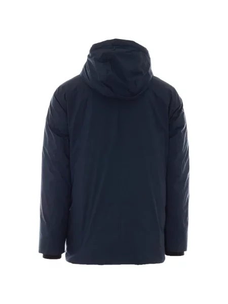 Geacă parka Woolrich cu glugă albastru