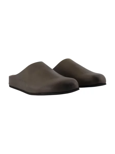 Klapki mules Common Projects brązowe