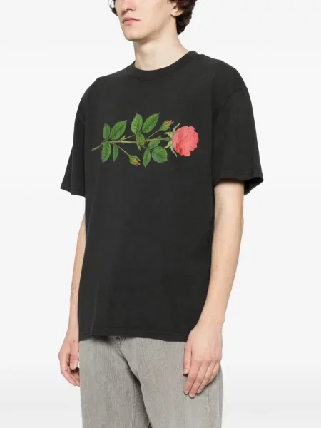 Tricou Melt cu imagine negru