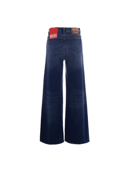 Szerokie jeansy dzwony Diesel 1978 niebieskie