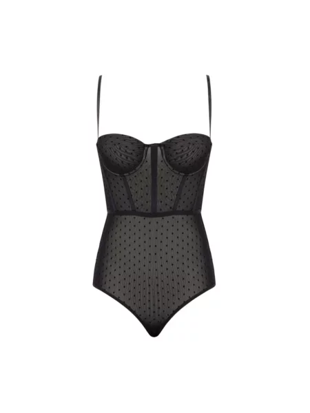 Koszulka Zimmermann w grochy garniturowa czarna