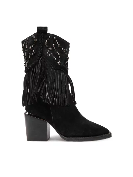 Ковбойские ботинки Alma En Pena черные