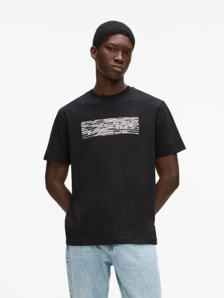 KARL LAGERFELD JEANS Tričko / biela čierna