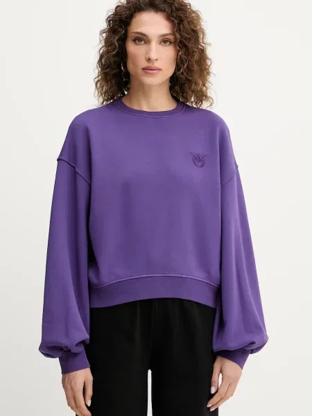 Pinko bluza gładka fioletowy