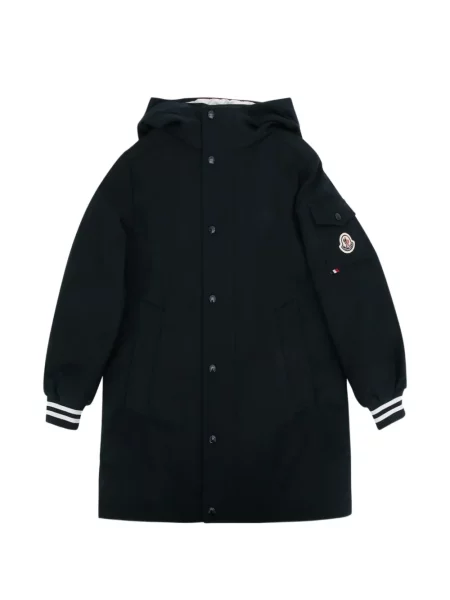 Płaszcz dziecięcy Moncler Enfant niebieski