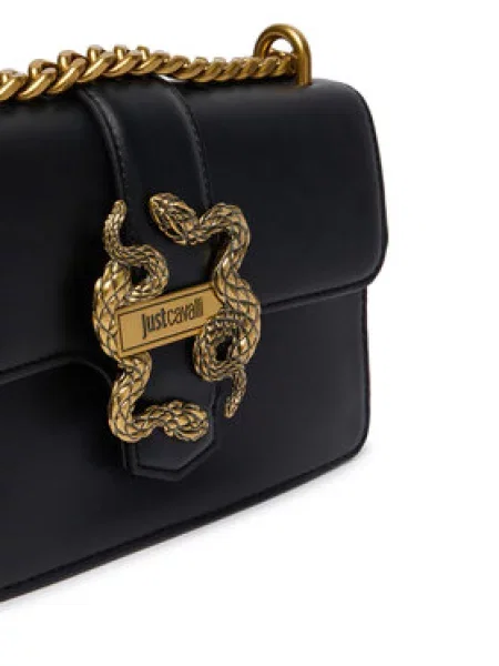 Torbica Just Cavalli Iconic Snakes crna