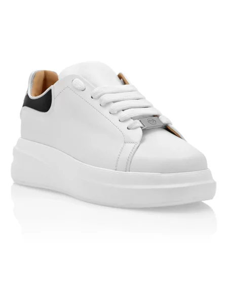 Sneakersy Philipp Plein skórzane białe