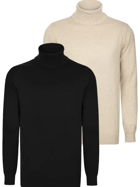 Felix Hardy Pulover bej negru