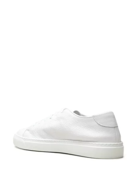 Sneakerși Chuckies din piele alb