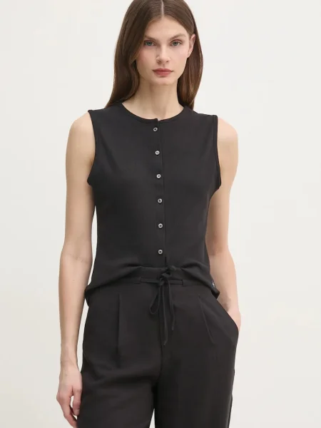 Топ Calvin Klein Jeans черно