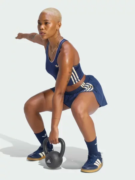 Повседневные шорты Adidas синие