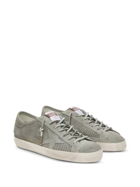 Szarvasbőr sneaker Golden Goose zöld