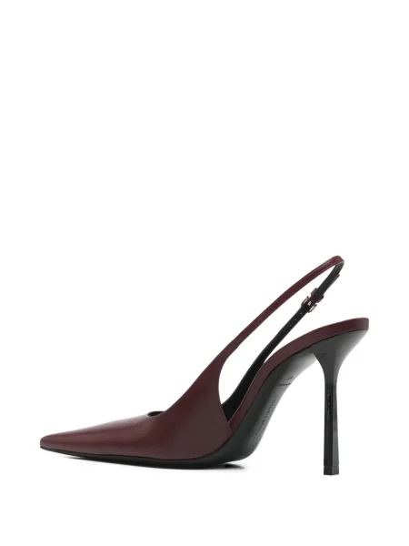 Pantofi cu toc Victoria Beckham slingback roșu