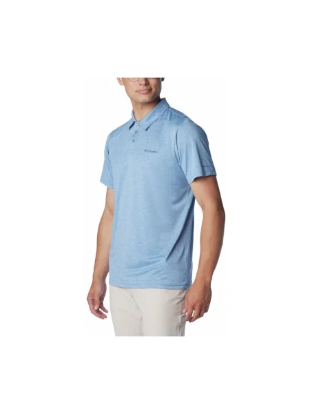Tricou polo Columbia albastru