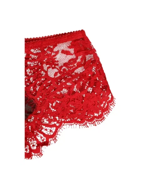 Majtki Dolce&gabbana koronkowe czerwone