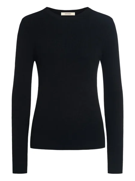 Pulover 12 Storeez din lână merinos negru