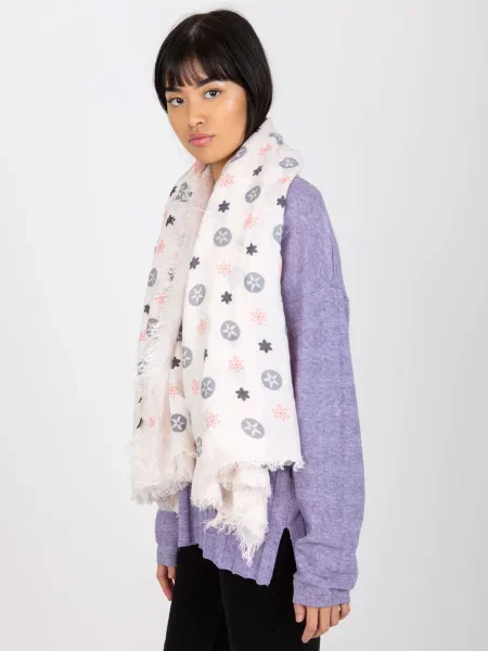 Fular Fashionhunters cu imagine roz