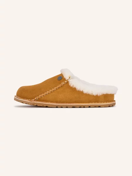Birkenstock Pantofle Zermatt Premium světle hnědá bílá