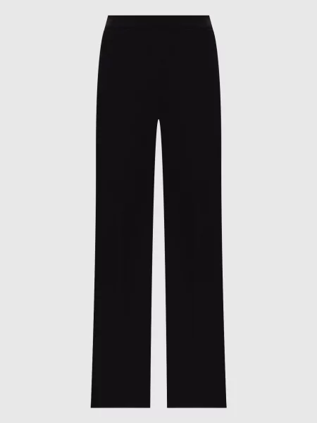 Расклешенные брюки Twinset черные