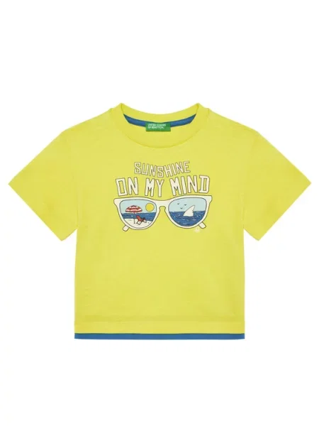 United Colors Of Benetton T-Shirt żółty