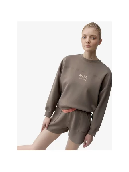Bluza Born Living Yoga Lionel szaro-beżowa S beżowa