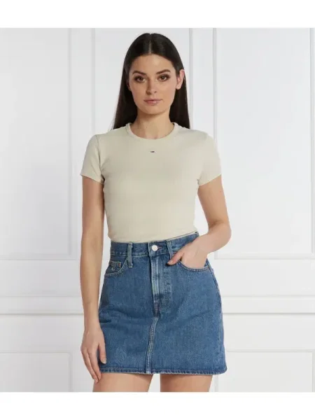 Tommy Jeans Tricou bej