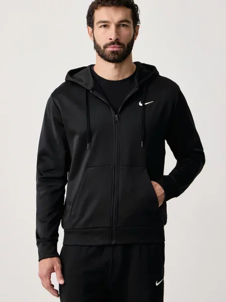 Nike bluza rozpinana z kapturem Flex Therma-FIT czarna