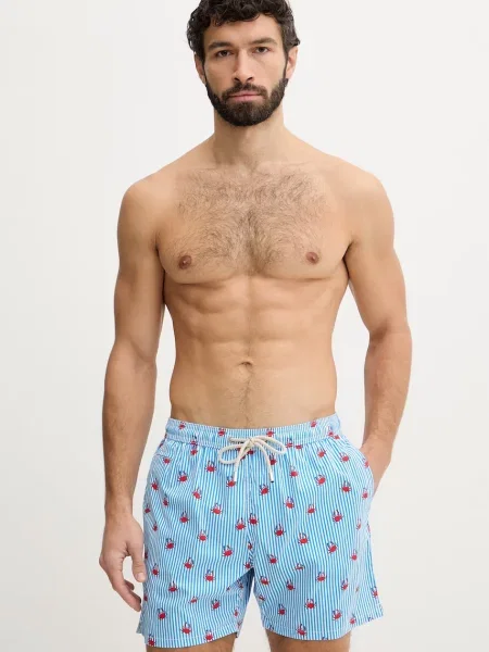 Saint Barth kratke hlače za plivanje za muškarce plava