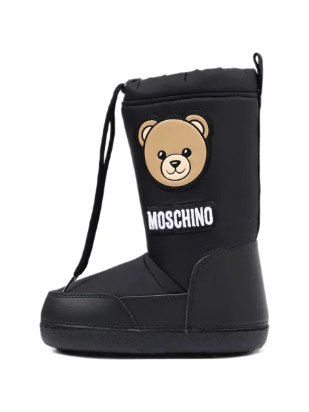 Botki dziecięce Moschino czarne