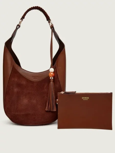 Rucsac Guess din piele maro