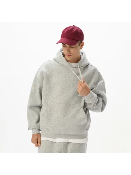 Cropp Худі basic light grey сіре