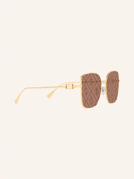 Fendi Okulary Przeciwsłoneczne gold złote